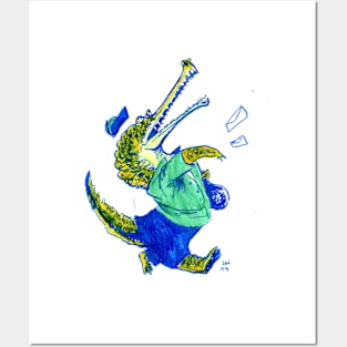 Mail Carrier Crocodile Posters and Art